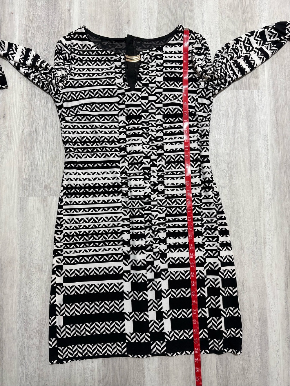 Joseph Ribkoff Black and White Dress Style 153872 Size 12 - Picture 13 of 13
